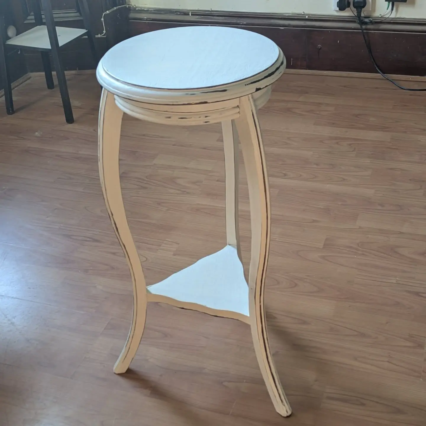 Cream Plant Stand in chalk paint